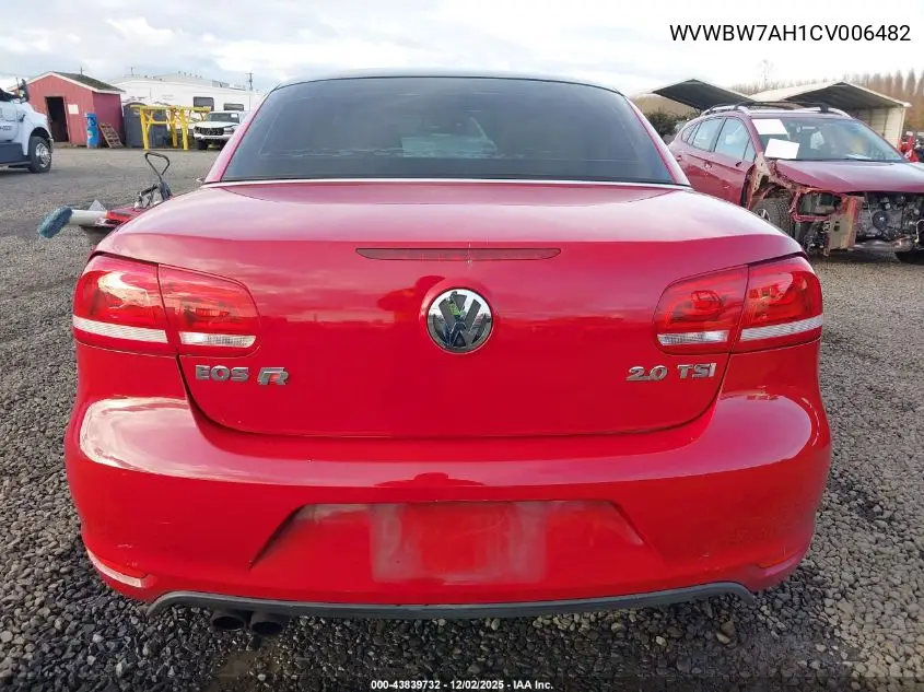WVWBW7AH1CV006482 2012 Volkswagen Eos Komfort