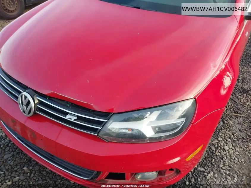 WVWBW7AH1CV006482 2012 Volkswagen Eos Komfort
