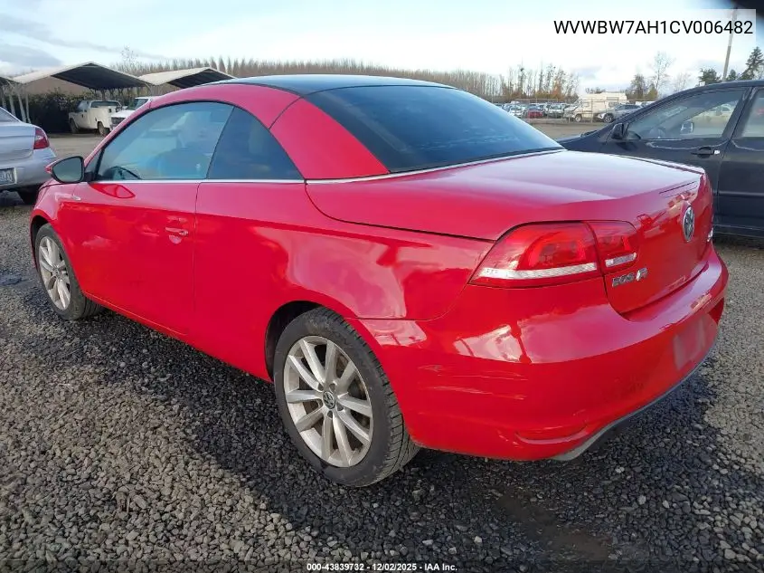 WVWBW7AH1CV006482 2012 Volkswagen Eos Komfort