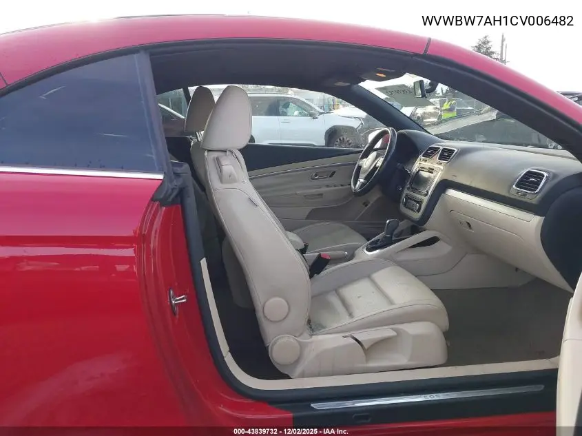 WVWBW7AH1CV006482 2012 Volkswagen Eos Komfort