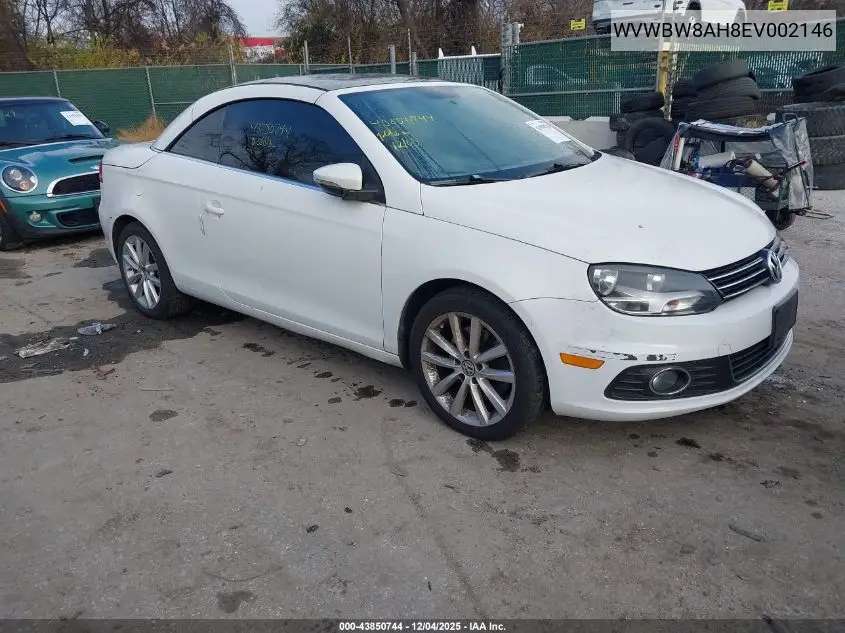 WVWBW8AH8EV002146 2014 Volkswagen Eos Komfort