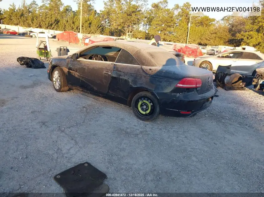 WVWBW8AH2FV004198 2015 Volkswagen Eos Komfort Edition