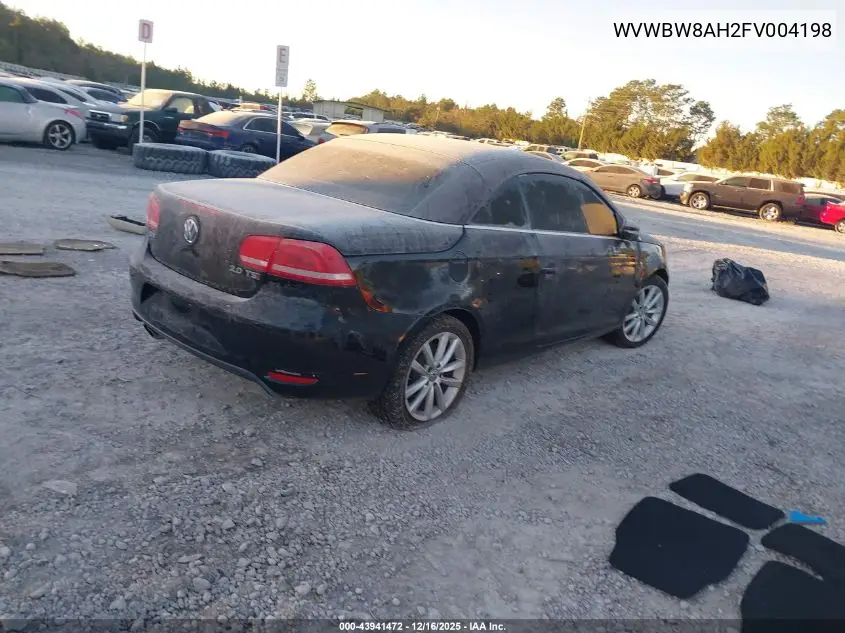 WVWBW8AH2FV004198 2015 Volkswagen Eos Komfort Edition