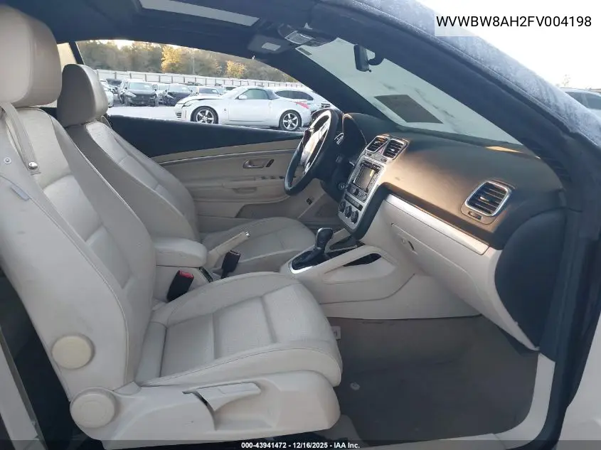 WVWBW8AH2FV004198 2015 Volkswagen Eos Komfort Edition