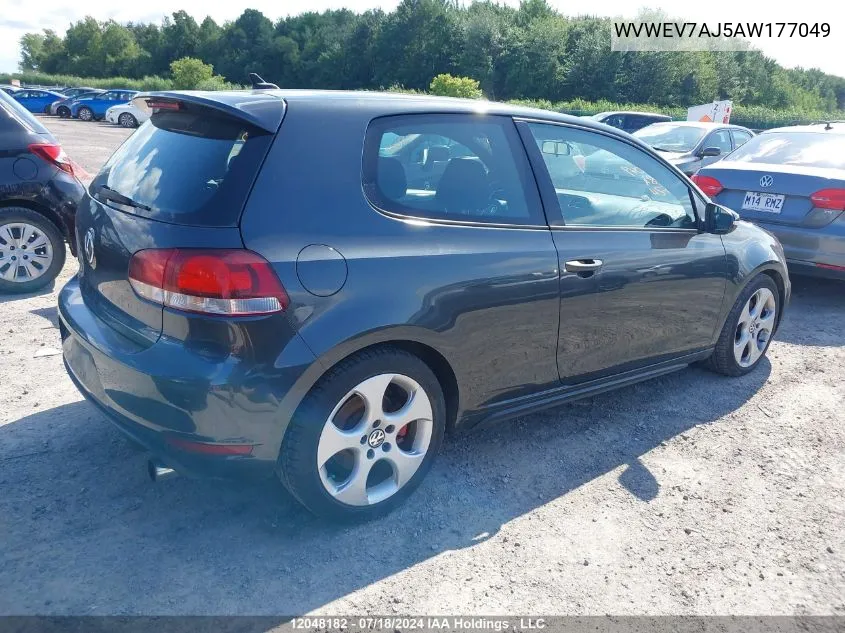 WVWEV7AJ5AW177049 2010 Volkswagen Golf Gti