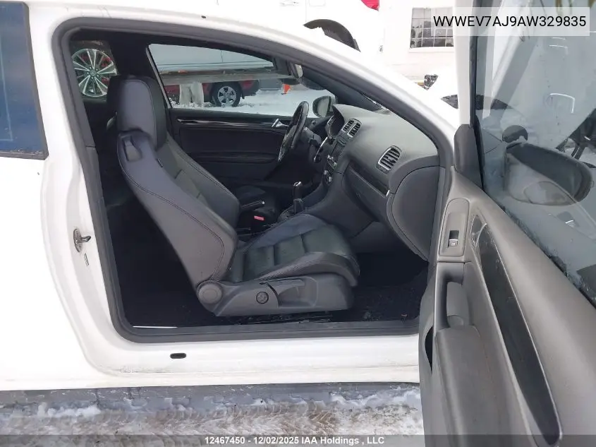 WVWEV7AJ9AW329835 2010 Volkswagen Golf Gti 3-Door