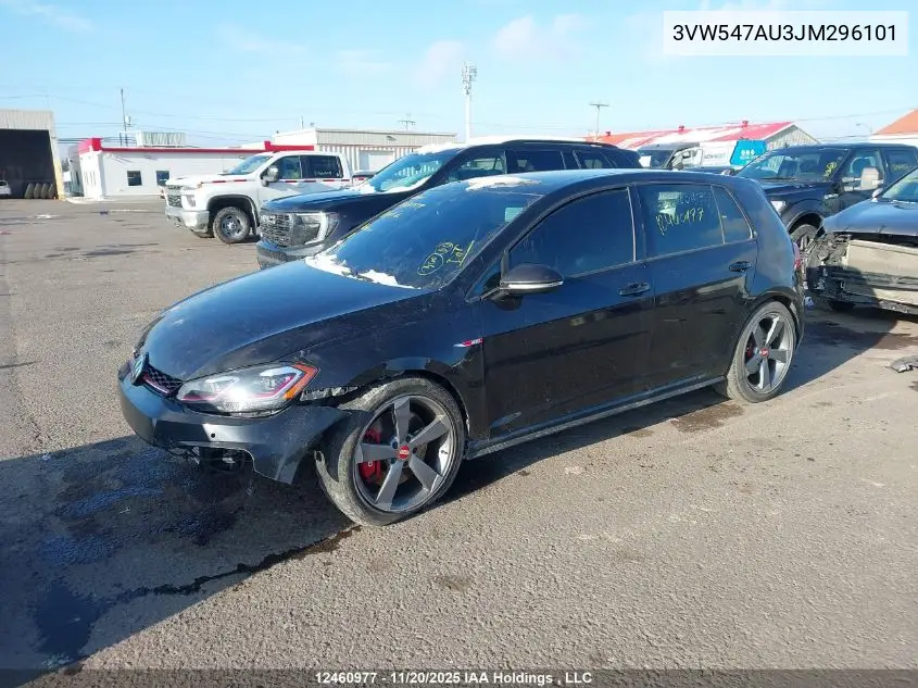 3VW547AU3JM296101 2018 Volkswagen Golf Gti 5-Door/5-Door Autobahn