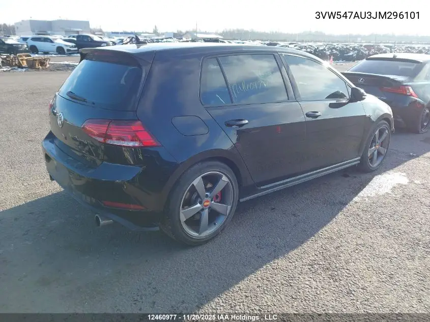 3VW547AU3JM296101 2018 Volkswagen Golf Gti 5-Door/5-Door Autobahn