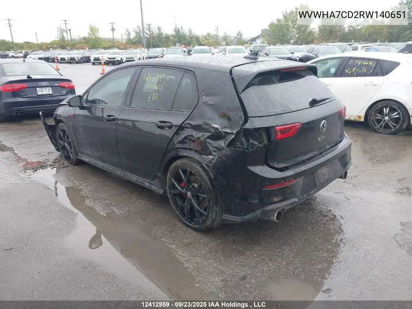 WVWHA7CD2RW140651 2024 Volkswagen Golf Gti 380 Autobahn