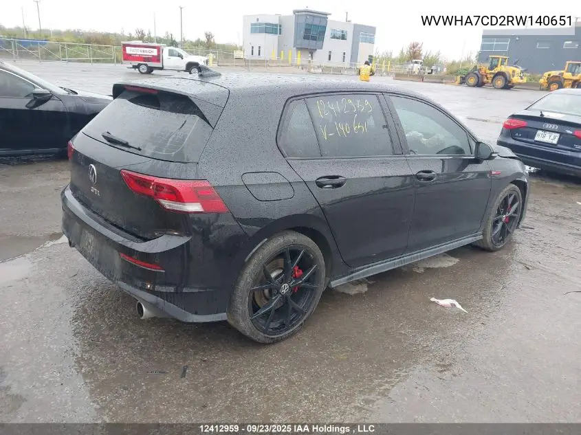WVWHA7CD2RW140651 2024 Volkswagen Golf Gti 380 Autobahn
