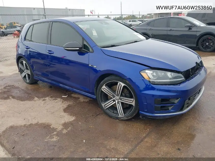 WVWUF7AU6GW253860 2016 Volkswagen Golf R 4-Door