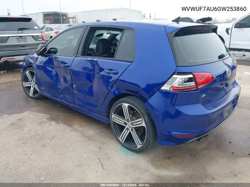 WVWUF7AU6GW253860 2016 Volkswagen Golf R 4-Door