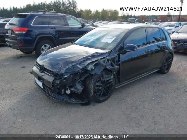 WVWVF7AU4JW214521 2018 Volkswagen Golf R