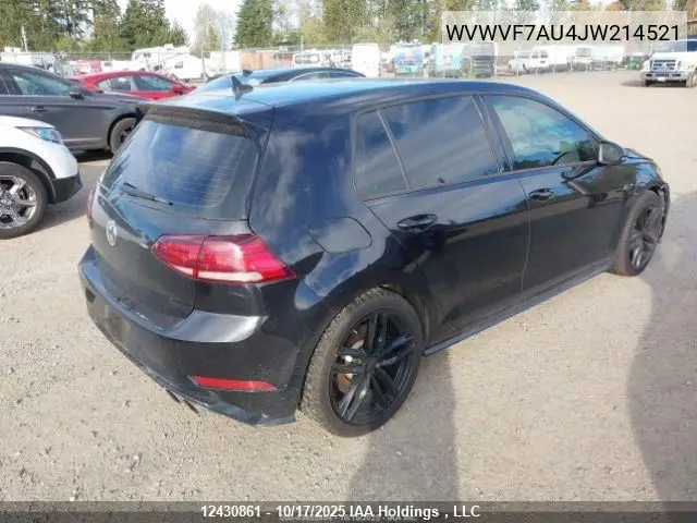 WVWVF7AU4JW214521 2018 Volkswagen Golf R