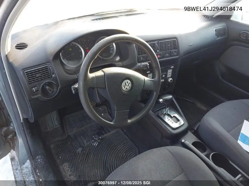 9BWEL41J294018474 2009 Volkswagen City Golf