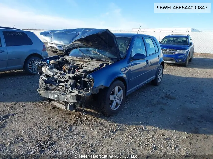 9BWEL4BE5A4000847 2010 Volkswagen City Golf