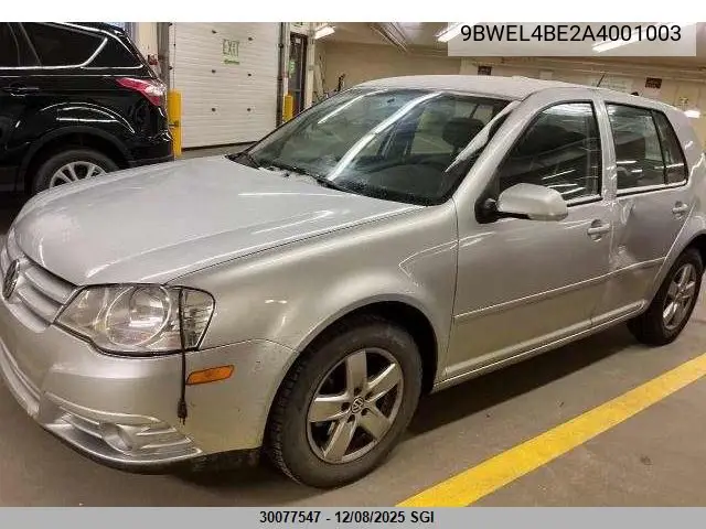 9BWEL4BE2A4001003 2010 Volkswagen City Golf