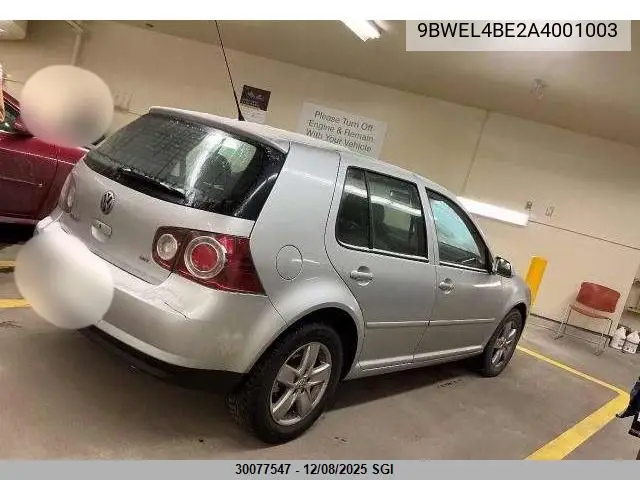 9BWEL4BE2A4001003 2010 Volkswagen City Golf