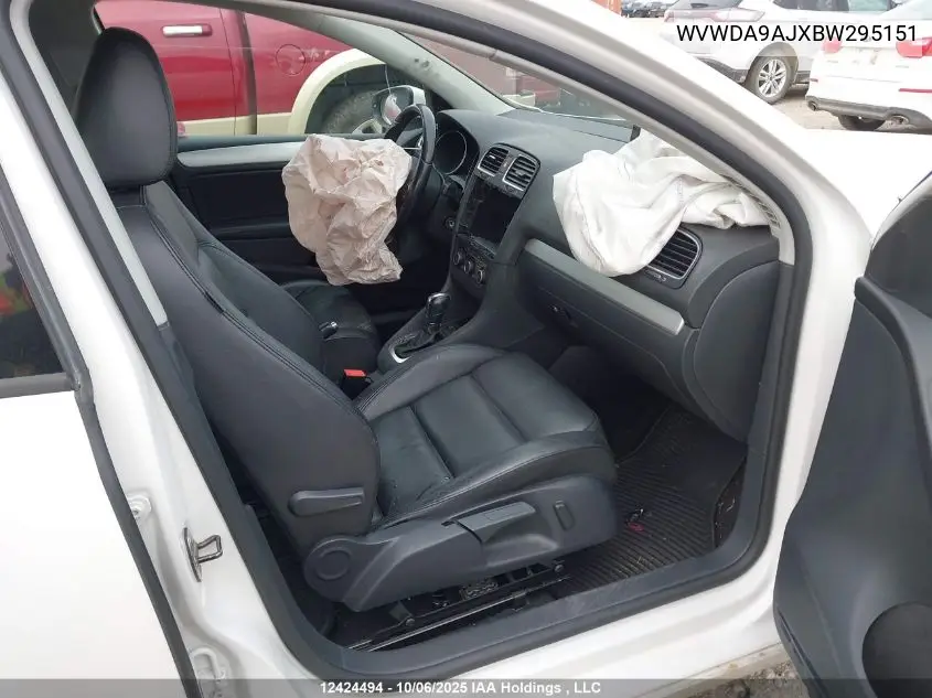 WVWDA9AJXBW295151 2011 Volkswagen Golf 2.5L Comfortline/2.5L Highline/2.5L Sportline/2.5L Trendline