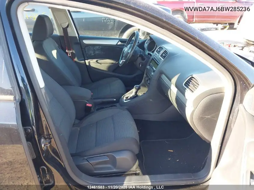WVWDA7AJ6BW285236 2011 Volkswagen Golf
