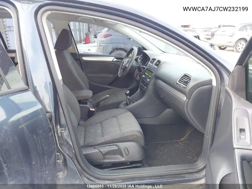 WVWCA7AJ7CW232199 2011 Volkswagen Golf