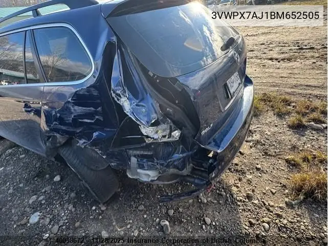 3VWPX7AJ1BM652505 2011 Volkswagen Golf