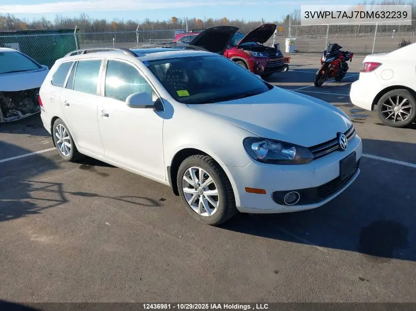 3VWPL7AJ7DM632239 2013 Volkswagen Golf 2.0 Tdi Comfortline/2.0 Tdi Highline