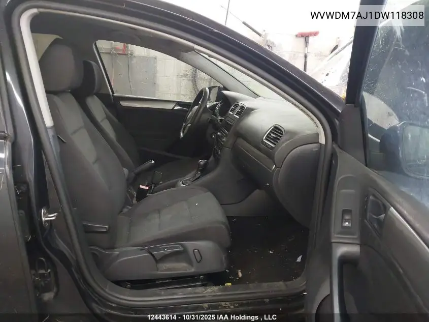 WVWDM7AJ1DW118308 2013 Volkswagen Golf