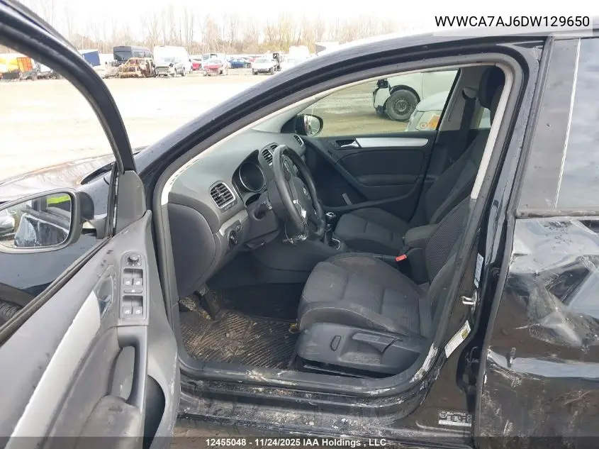WVWCA7AJ6DW129650 2013 Volkswagen Golf