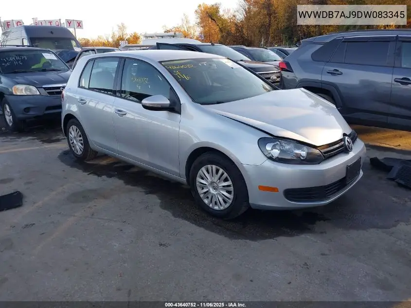 WVWDB7AJ9DW083345 2013 Volkswagen Golf 2.5L 4-Door
