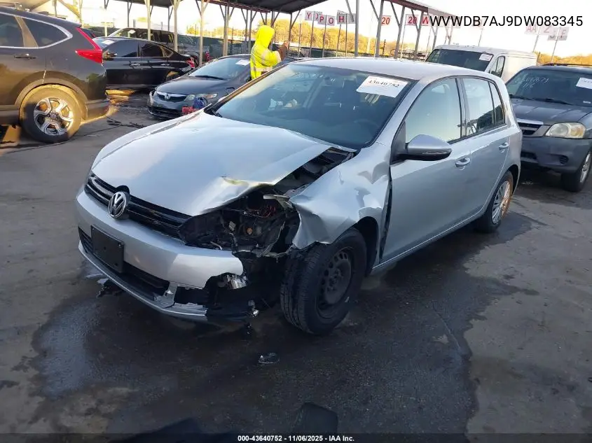 WVWDB7AJ9DW083345 2013 Volkswagen Golf 2.5L 4-Door