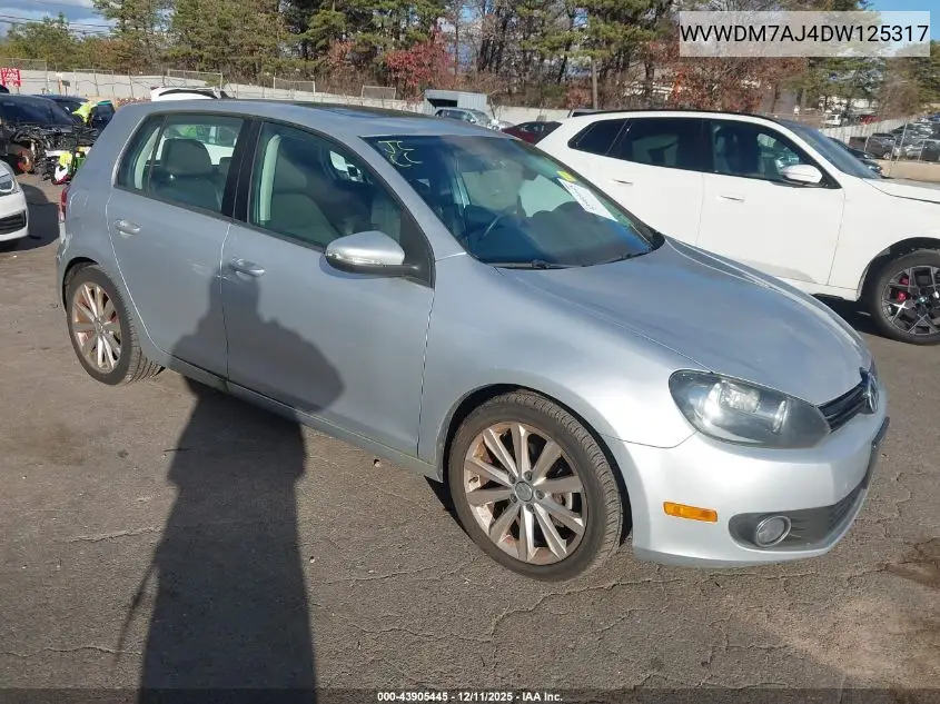 WVWDM7AJ4DW125317 2013 Volkswagen Golf 2.0L Tdi 4-Door