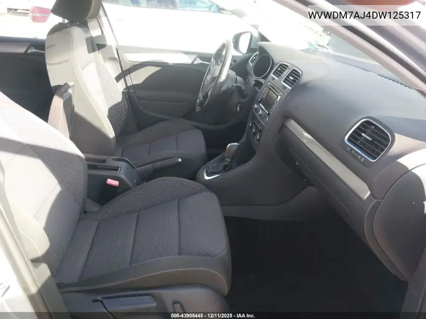 WVWDM7AJ4DW125317 2013 Volkswagen Golf 2.0L Tdi 4-Door