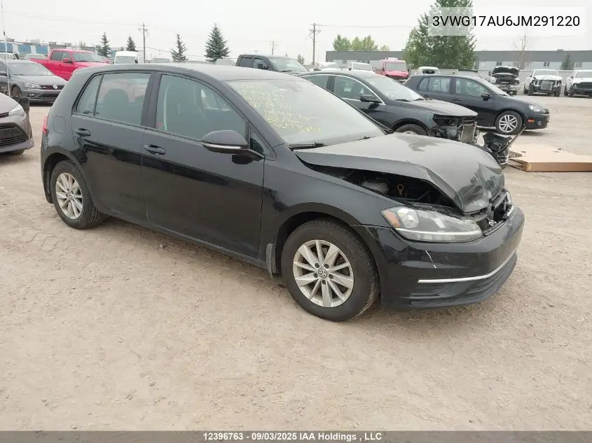 3VWG17AU6JM291220 2018 Volkswagen Golf S/Se