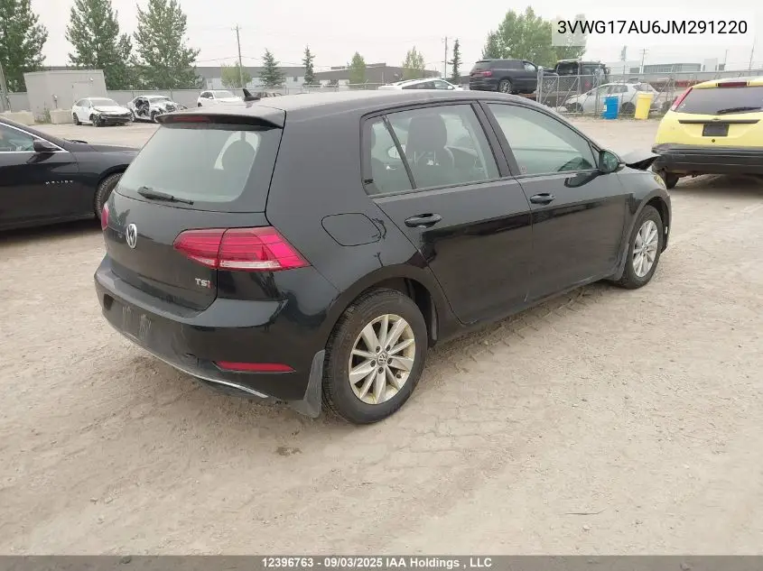 3VWG17AU6JM291220 2018 Volkswagen Golf S/Se