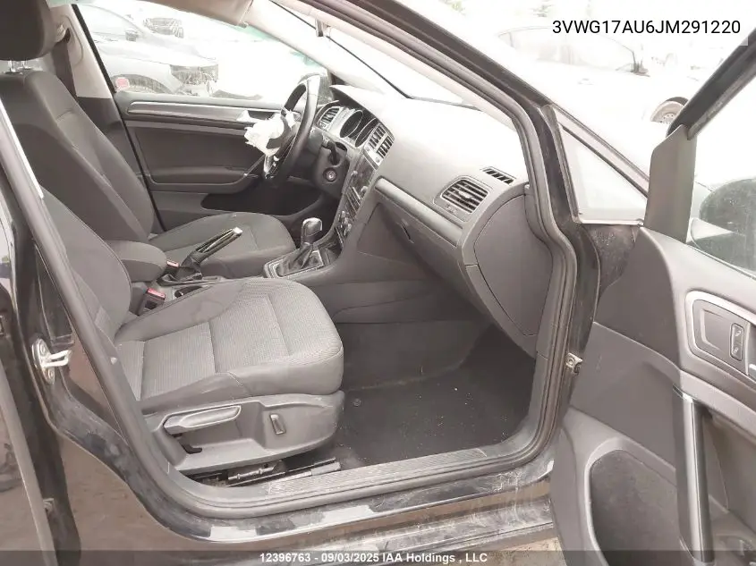 3VWG17AU6JM291220 2018 Volkswagen Golf S/Se