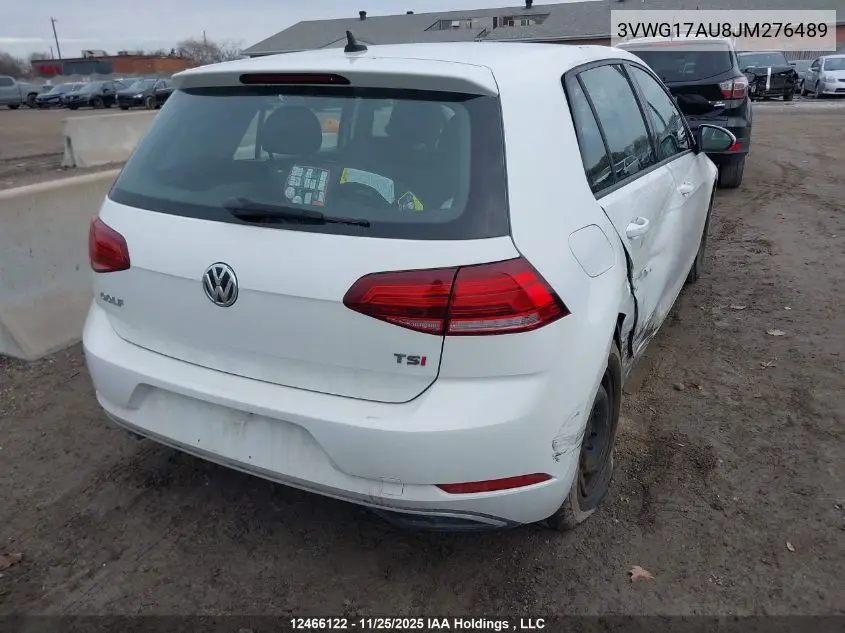 3VWG17AU8JM276489 2018 Volkswagen Golf S/Se