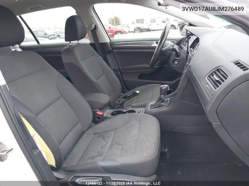 3VWG17AU8JM276489 2018 Volkswagen Golf S/Se
