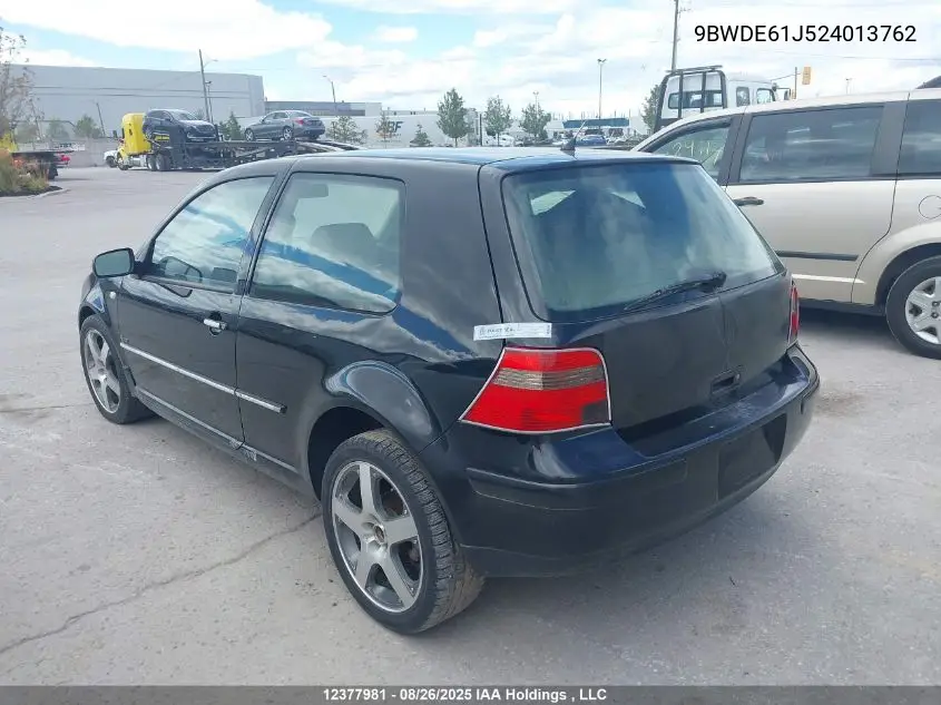 9BWDE61J524013762 2002 Volkswagen Gti 1.8L
