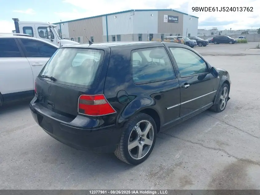 9BWDE61J524013762 2002 Volkswagen Gti 1.8L