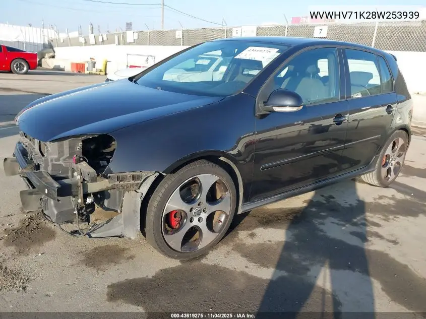 WVWHV71K28W253939 2008 Volkswagen Gti 4-Door