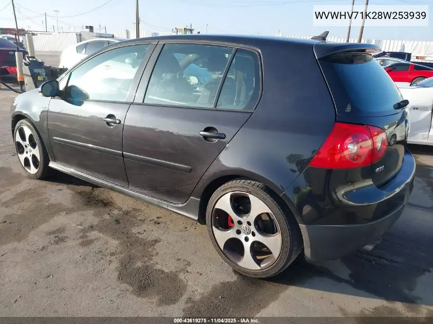 WVWHV71K28W253939 2008 Volkswagen Gti 4-Door