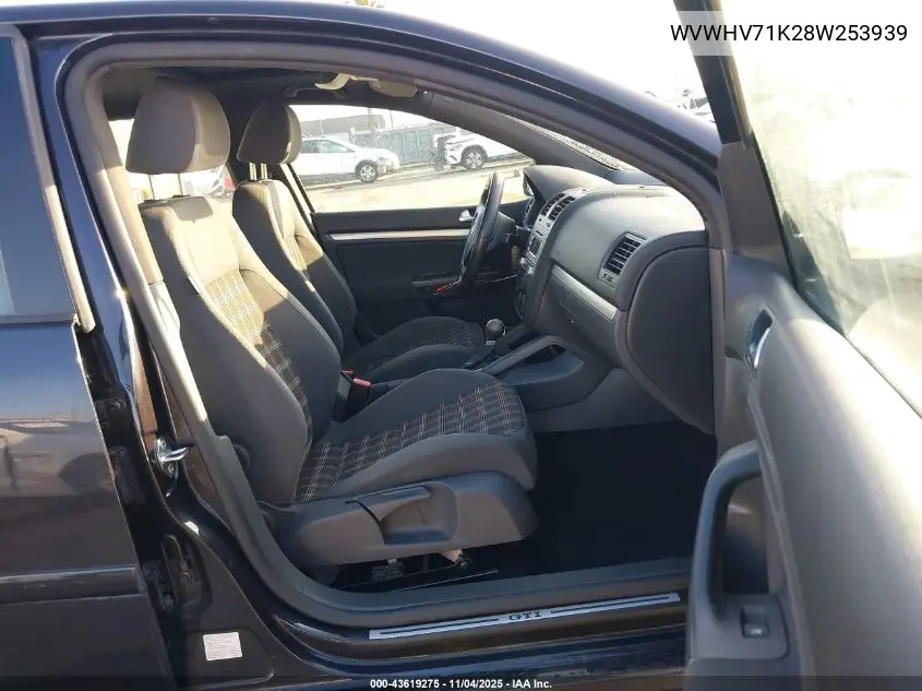 WVWHV71K28W253939 2008 Volkswagen Gti 4-Door