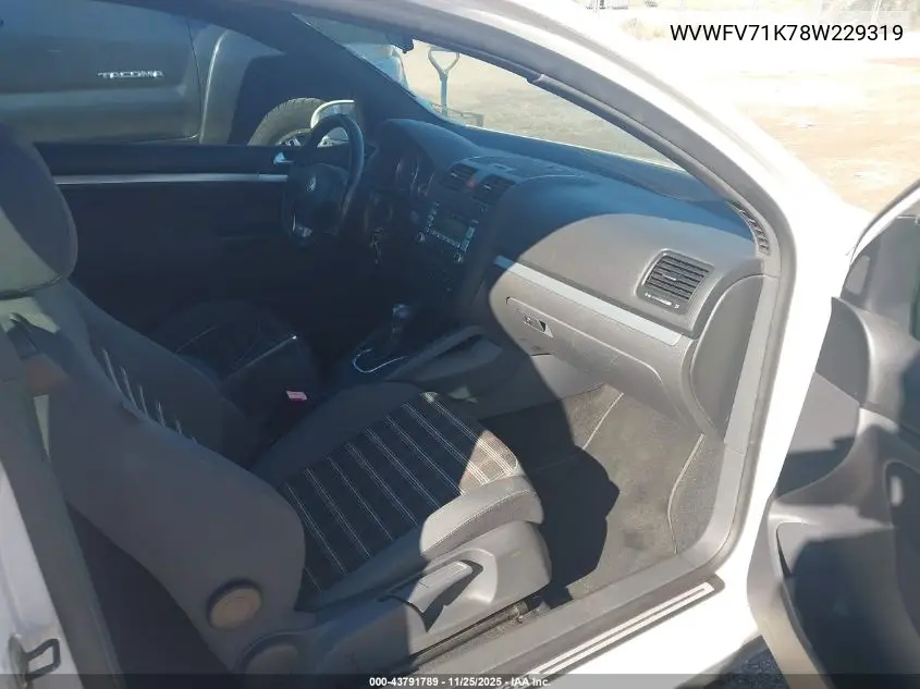 WVWFV71K78W229319 2008 Volkswagen Gti 2-Door/2-Door (A6) (Eop Cw 21/08)