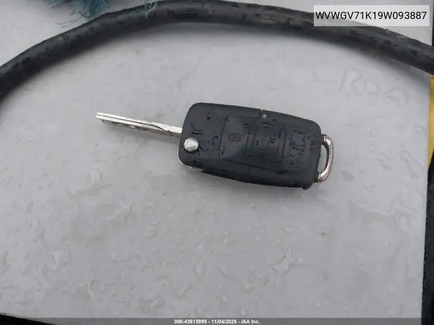 WVWGV71K19W093887 2009 Volkswagen Gti 4-Door