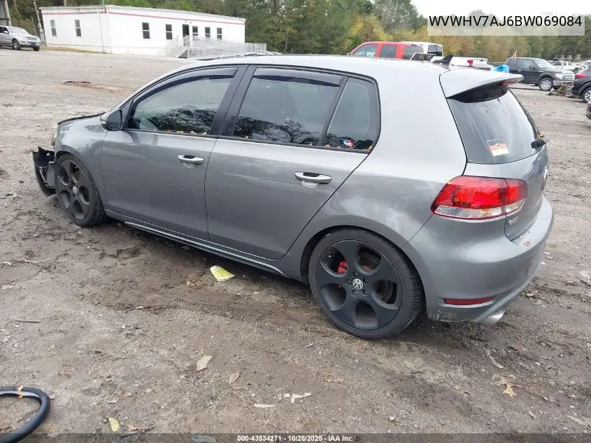 WVWHV7AJ6BW069084 2011 Volkswagen Gti 4-Door