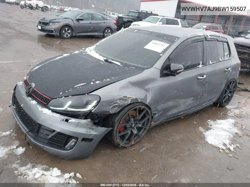 WVWHV7AJ9BW159507 2011 Volkswagen Gti 4-Door