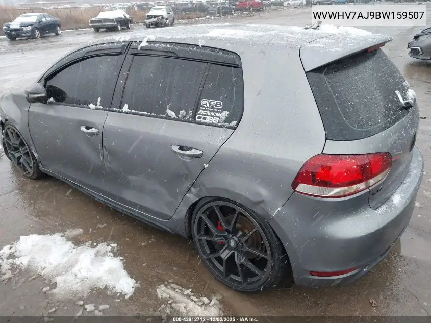 WVWHV7AJ9BW159507 2011 Volkswagen Gti 4-Door