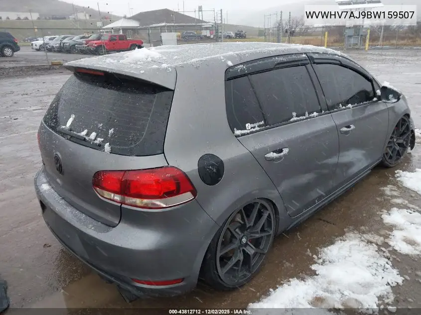 WVWHV7AJ9BW159507 2011 Volkswagen Gti 4-Door