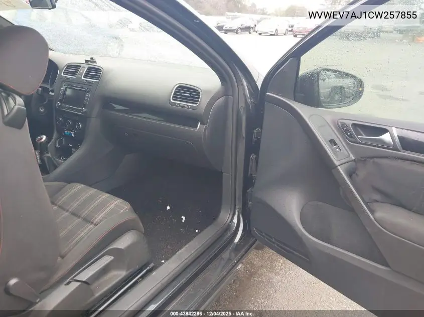 WVWEV7AJ1CW257855 2012 Volkswagen Gti 2-Door